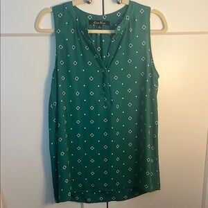 Green Sleeveless Top